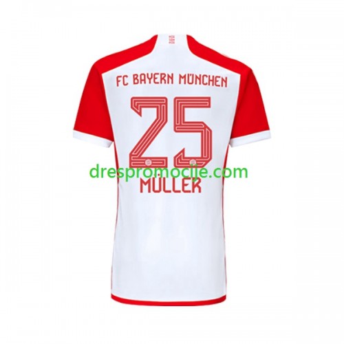 Bayern München Thomas Muller 25 Dres Domaći 2023/2024 Kratkih Rukava Bayern München Thomas Muller 25 Dres Domaći 2023/2024 Kratkih Rukava